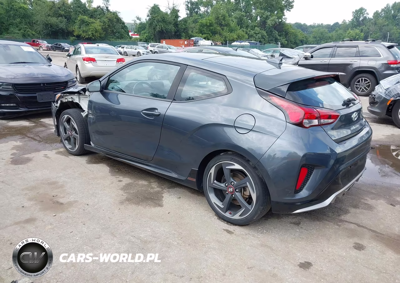 2020 Hyundai Veloster Turbo VIN:KMHTH6AB9LU021270 - 3