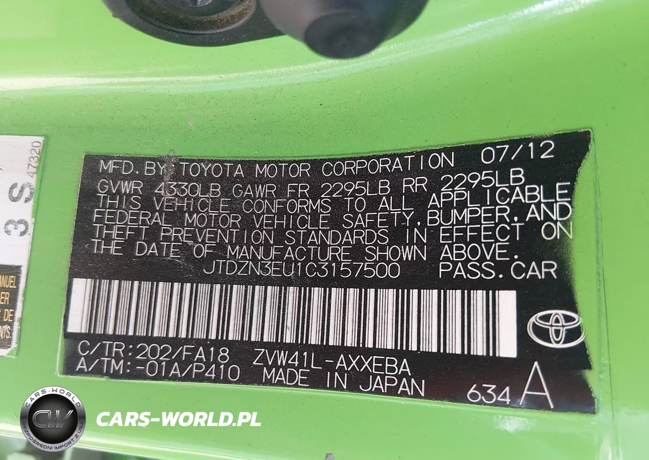2012 Toyota Prius V Three VIN:JTDZN3EU1C3157500 - 9