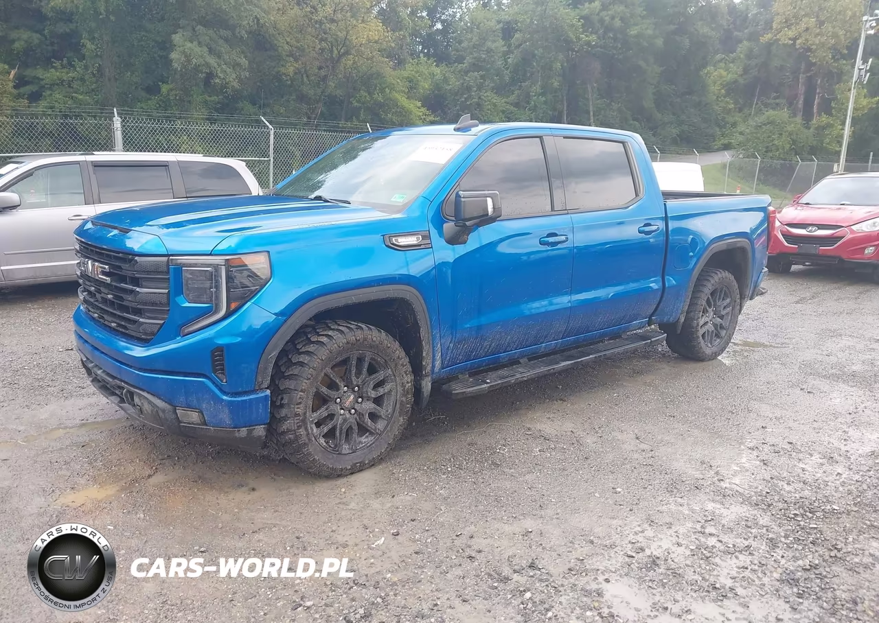 2022 GMC Sierra 1500 4Wd Short Box Elevation VIN:3GTUUCETXNG639287 - 2
