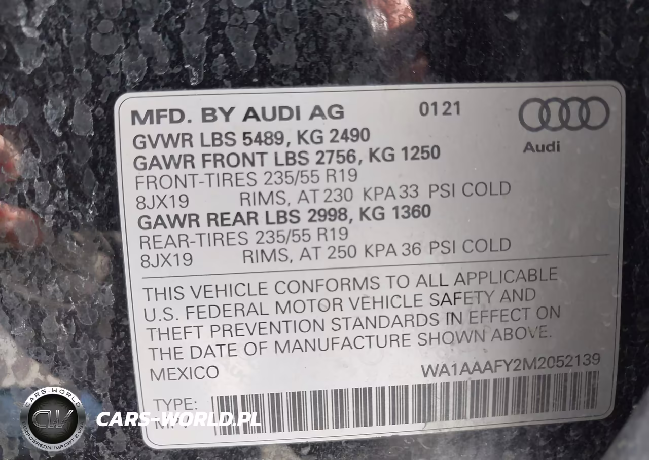 2021 Audi Q5 Premium 45 Tfsi Quattro S Tronic VIN:WA1AAAFY2M2052139 - 9