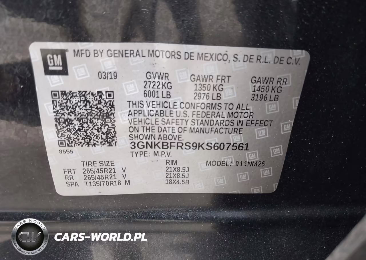 2019 Chevrolet Blazer Premier VIN:3GNKBFRS9KS607561 - 9