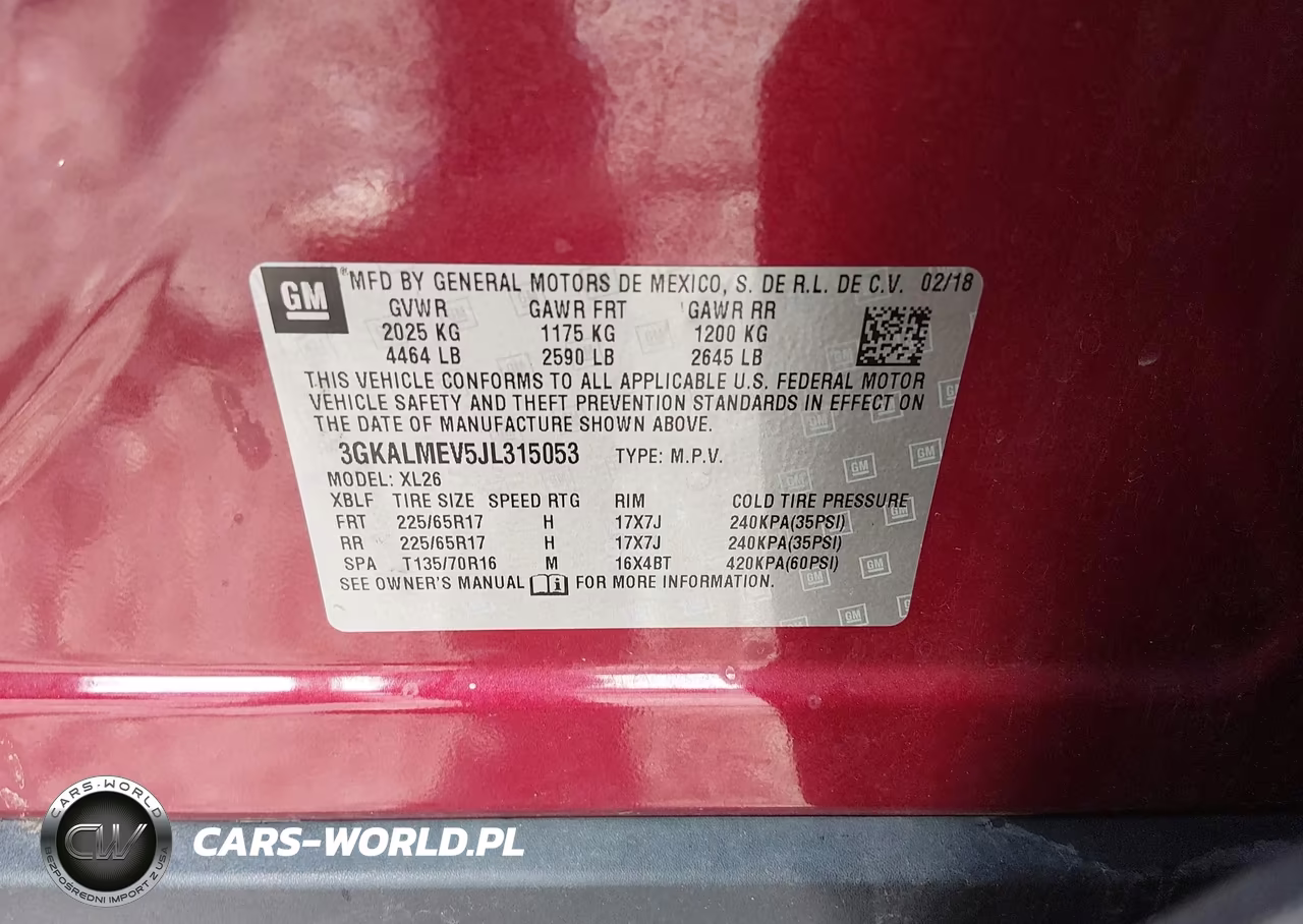 2018 GMC Terrain Sle VIN:3GKALMEV5JL315053 - 9