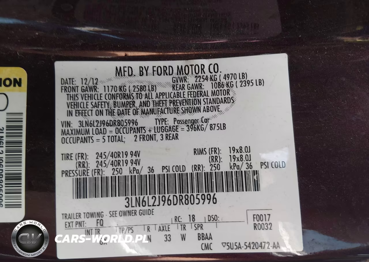 2013 Lincoln Mkz VIN:3LN6L2J96DR805996 - 9