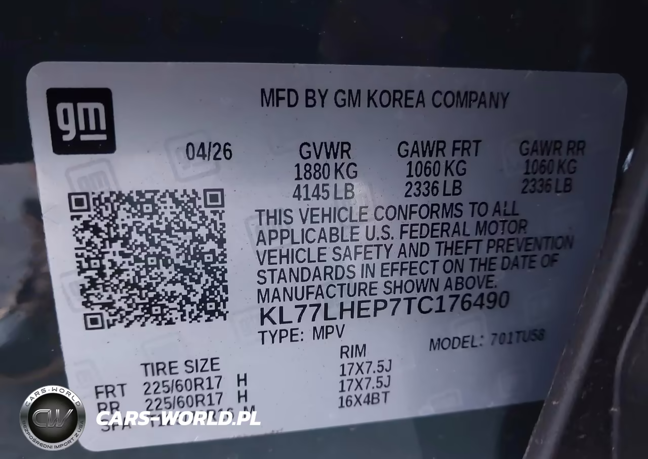 2026 Chevrolet Trax Fwd Lt VIN:KL77LHEP7TC176490 - 9