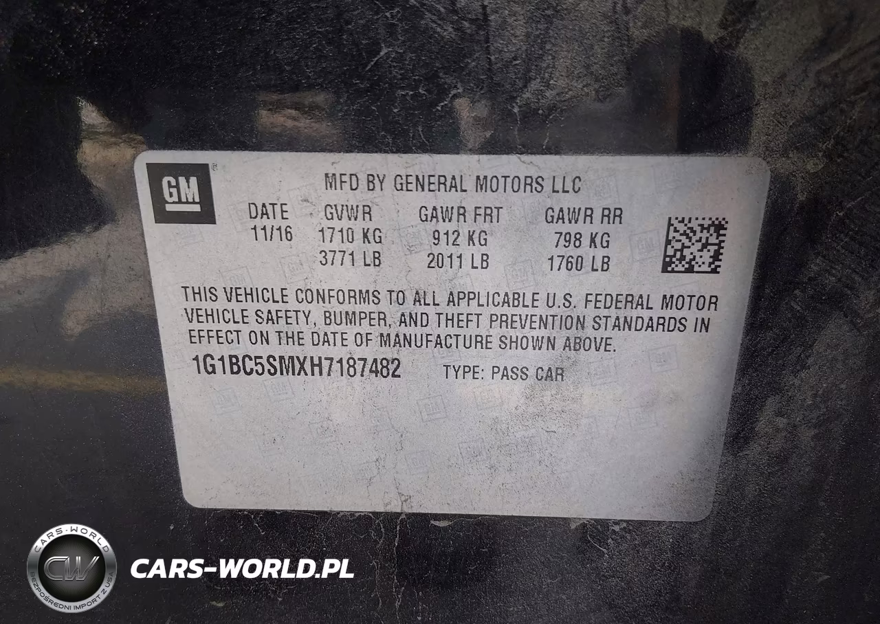 2017 Chevrolet Cruze Ls Auto VIN:1G1BC5SMXH7187482 - 9