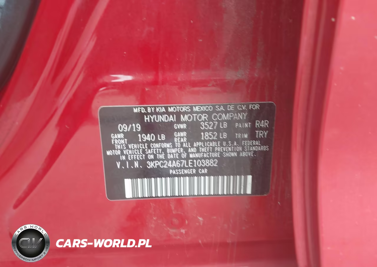 2020 Hyundai Accent Se VIN:3KPC24A67LE103882 - 9
