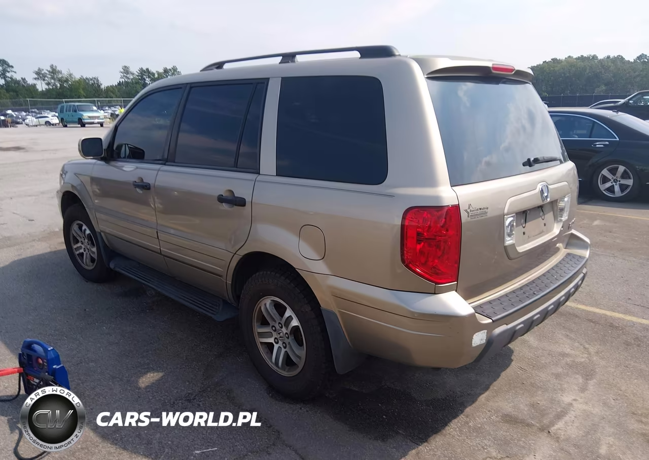 2005 Honda Pilot Ex-L VIN:2HKYF187X5H516840 - 3