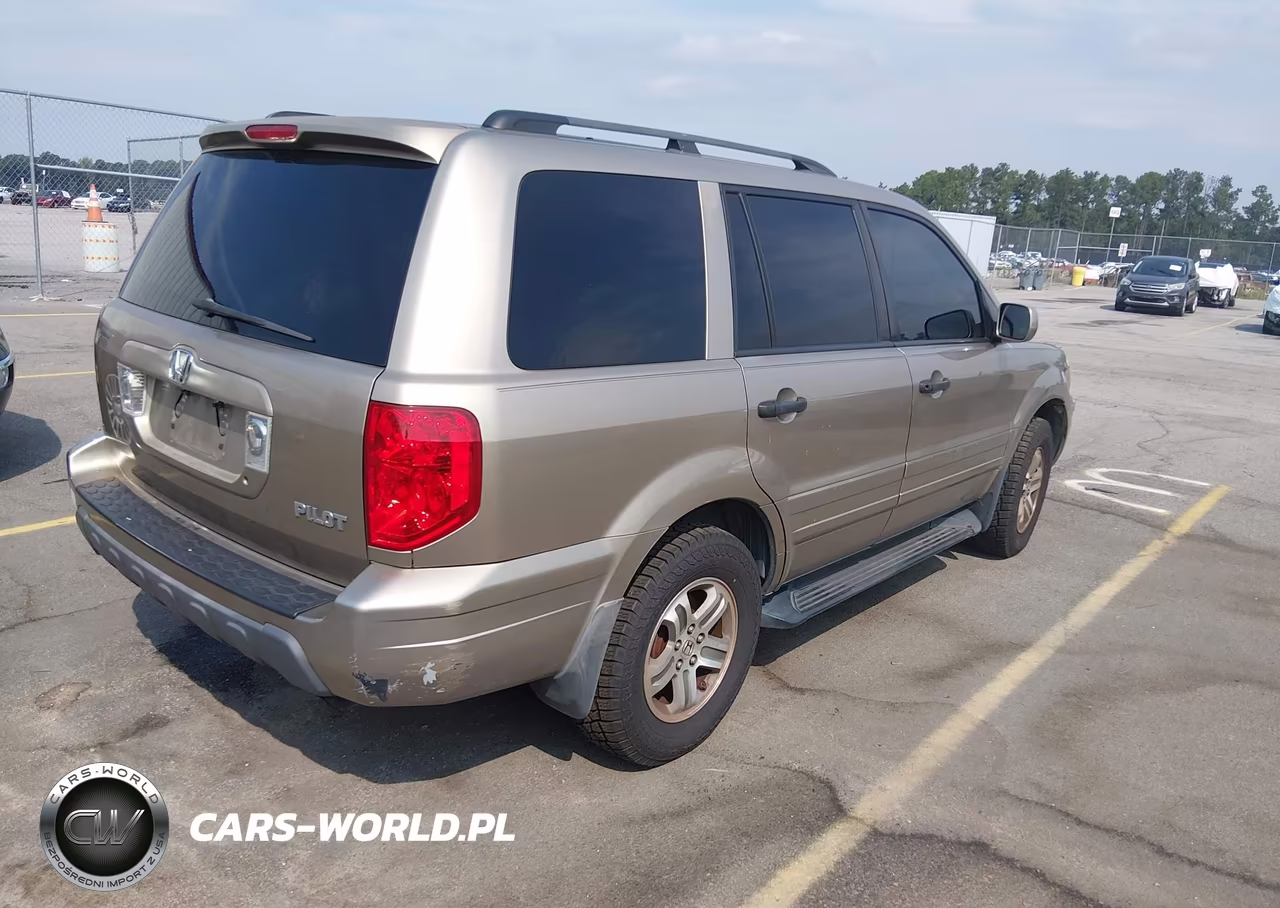 2005 Honda Pilot Ex-L VIN:2HKYF187X5H516840 - 4