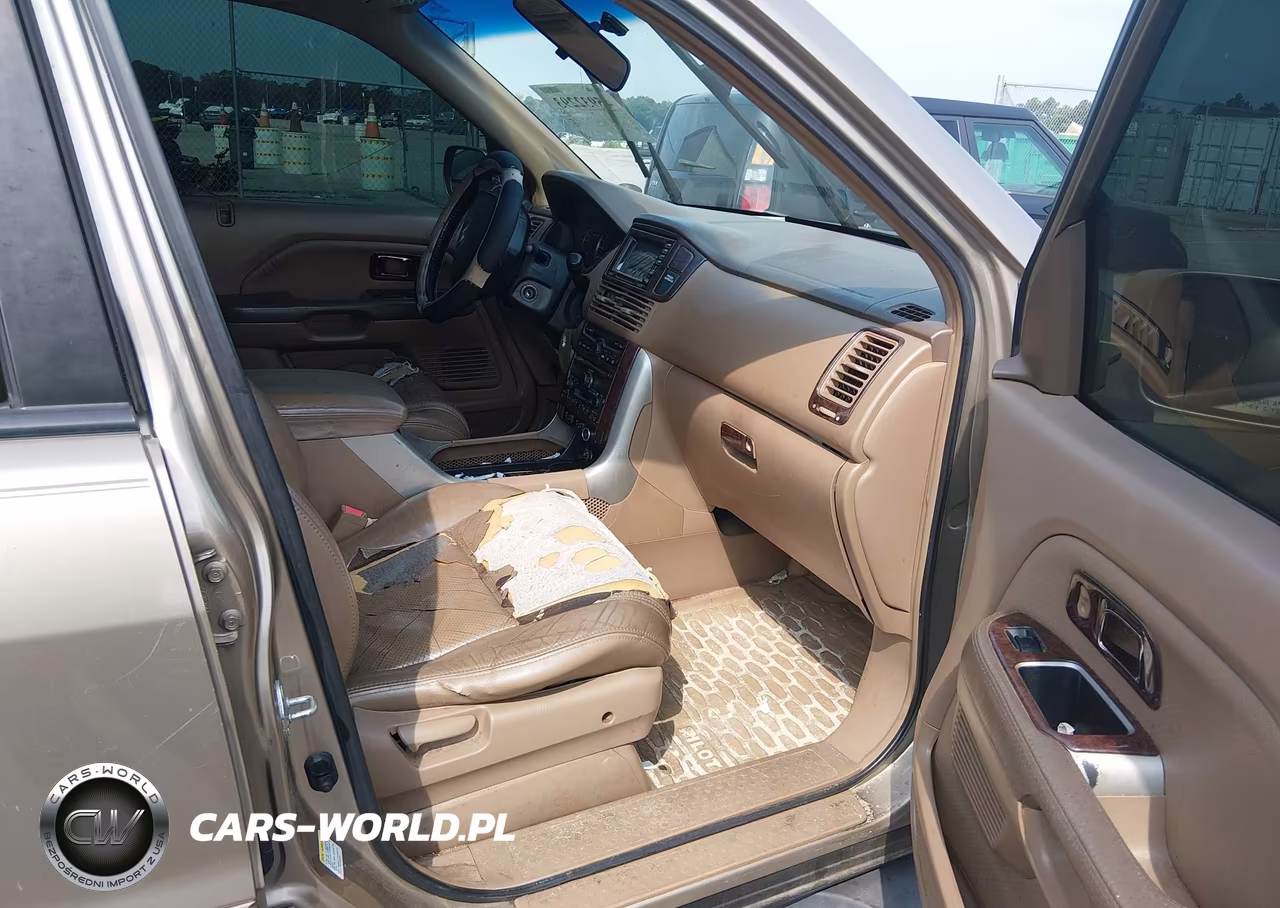 2005 Honda Pilot Ex-L VIN:2HKYF187X5H516840 - 5
