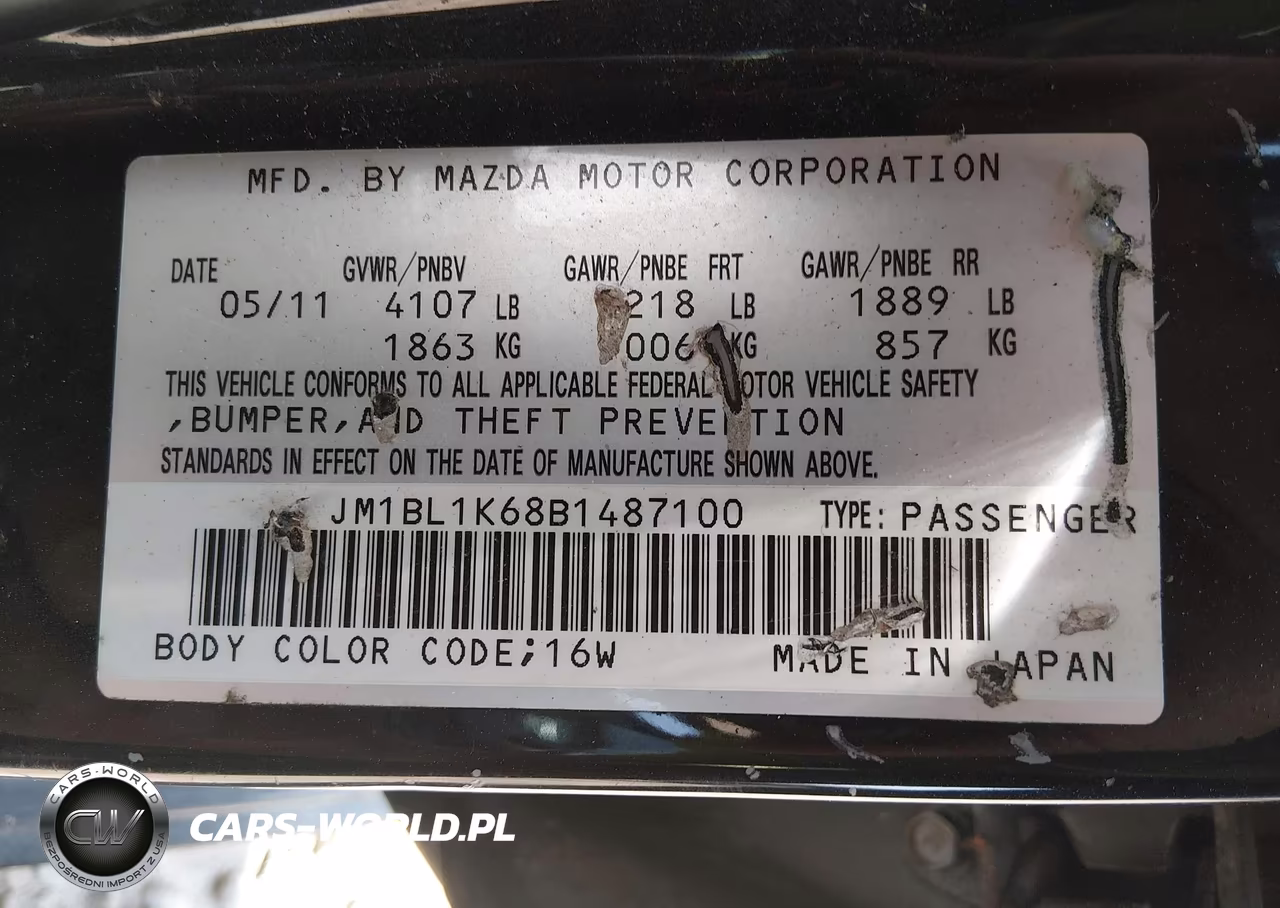 2011 Mazda Mazda3 S Sport VIN:JM1BL1K68B1487100 - 9