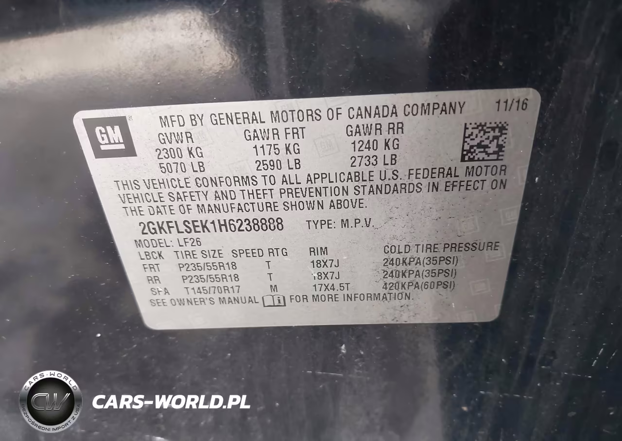 2017 GMC Terrain Sle-1 VIN:2GKFLSEK1H6238888 - 9