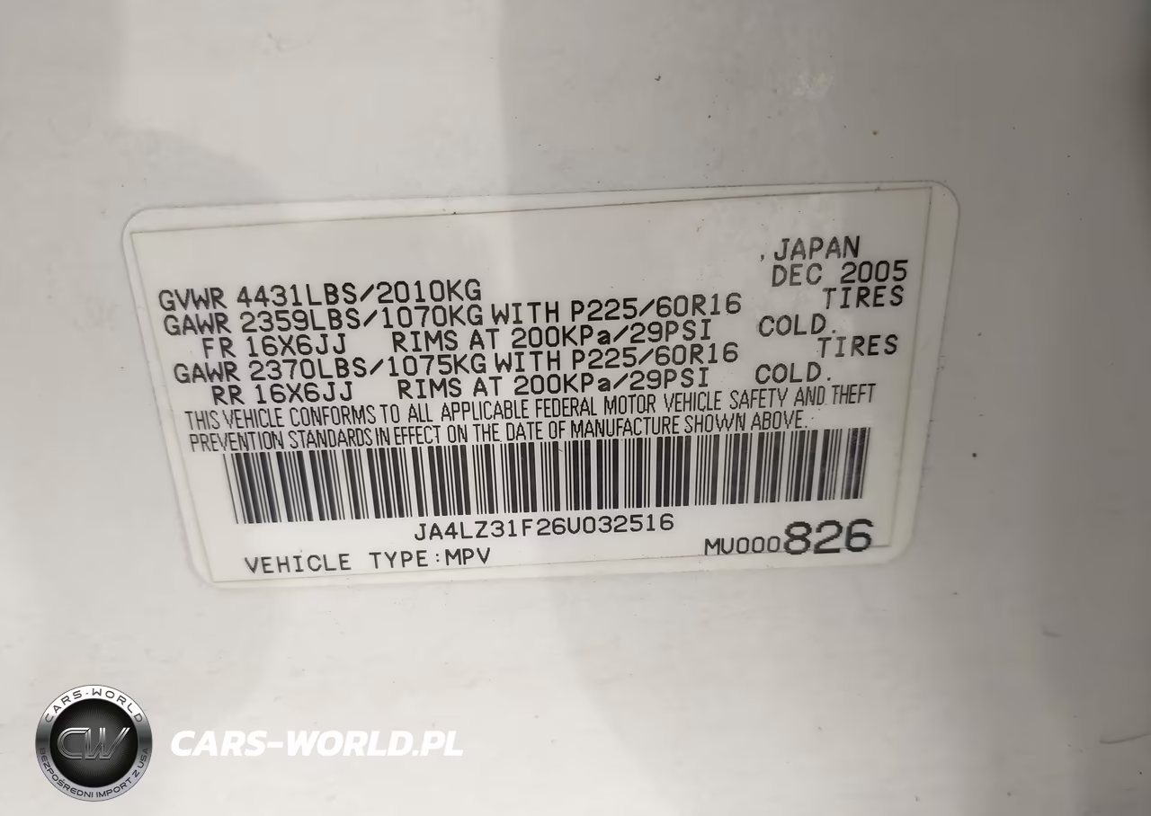 2006 Mitsubishi Outlander Ls VIN:JA4LZ31F26U032516 - 9