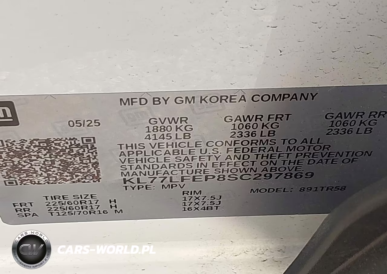2025 Chevrolet Trax Fwd Ls VIN:KL77LFEP8SC297869 - 9