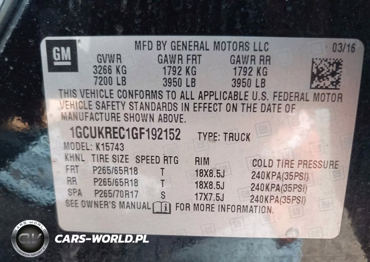 2016 Chevrolet Silverado 1500 Lt VIN:1GCUKREC1GF192152 - 9