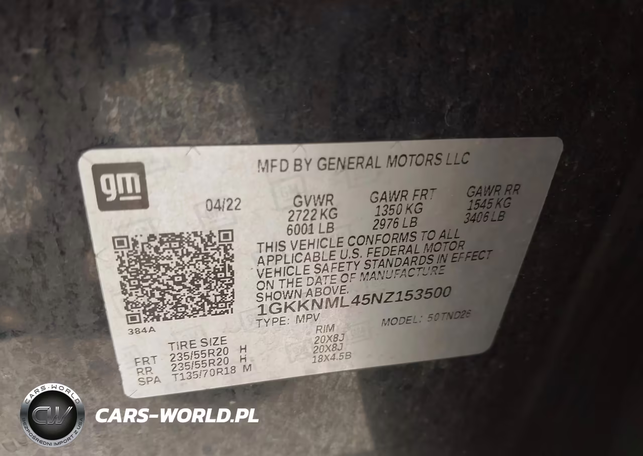 2022 GMC Acadia Fwd Slt VIN:1GKKNML45NZ153500 - 9