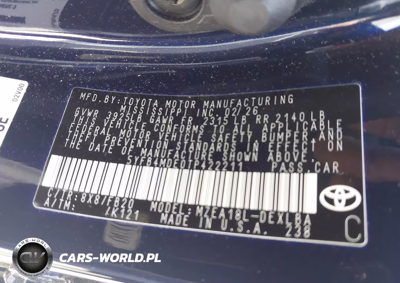 2026 Toyota Corolla Le VIN:5YFB4MDE0TP422211 - 9