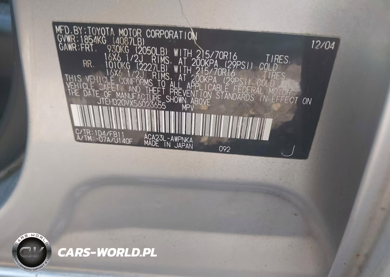2005 Toyota Rav4 VIN:JTEHD20VX56023655 - 9
