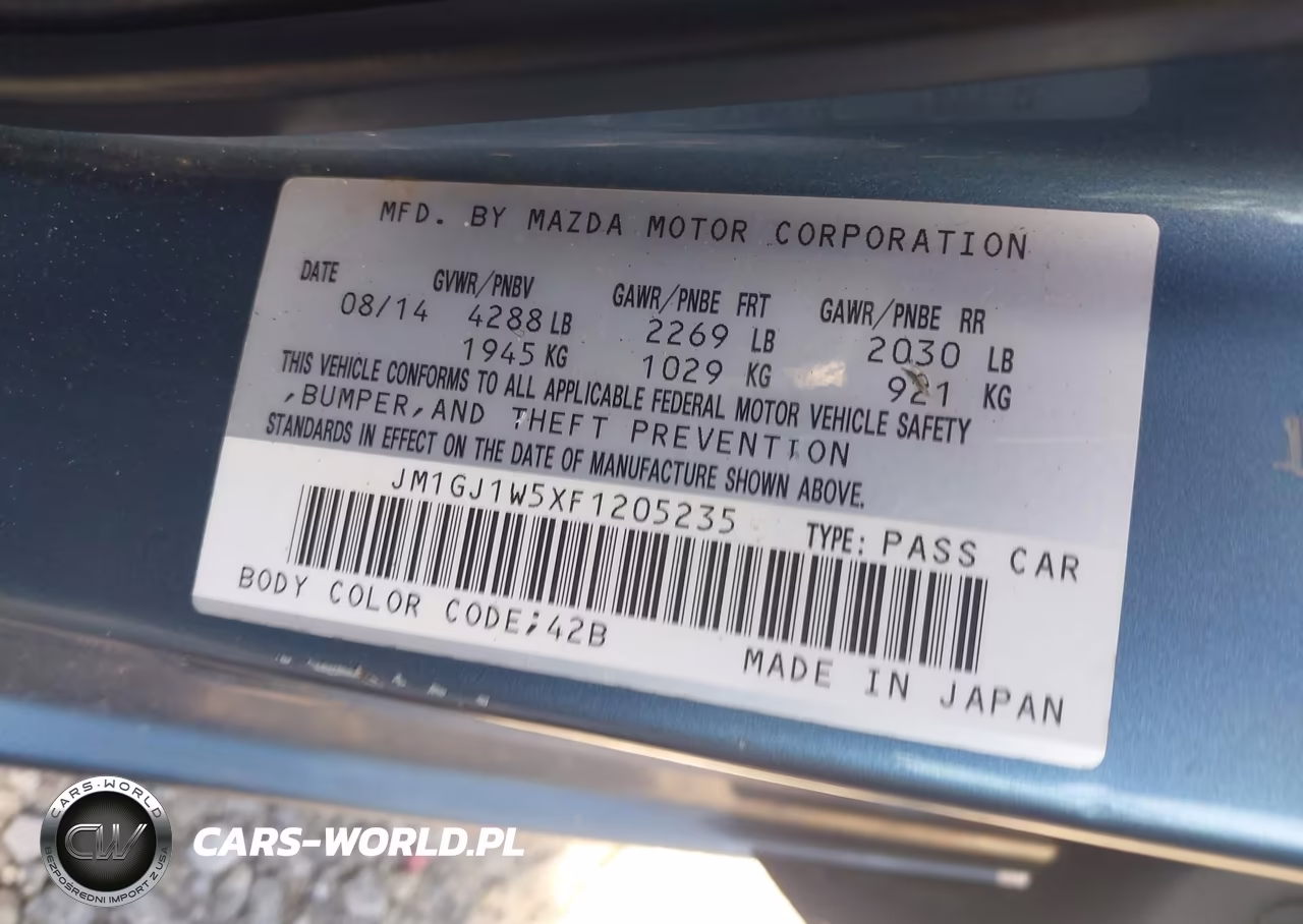 2015 Mazda Mazda6 I Grand Touring VIN:JM1GJ1W5XF1205235 - 9