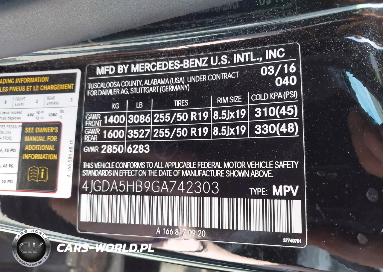 2016 Mercedes-Benz Gle 350 4Matic VIN:4JGDA5HB9GA742303 - 9