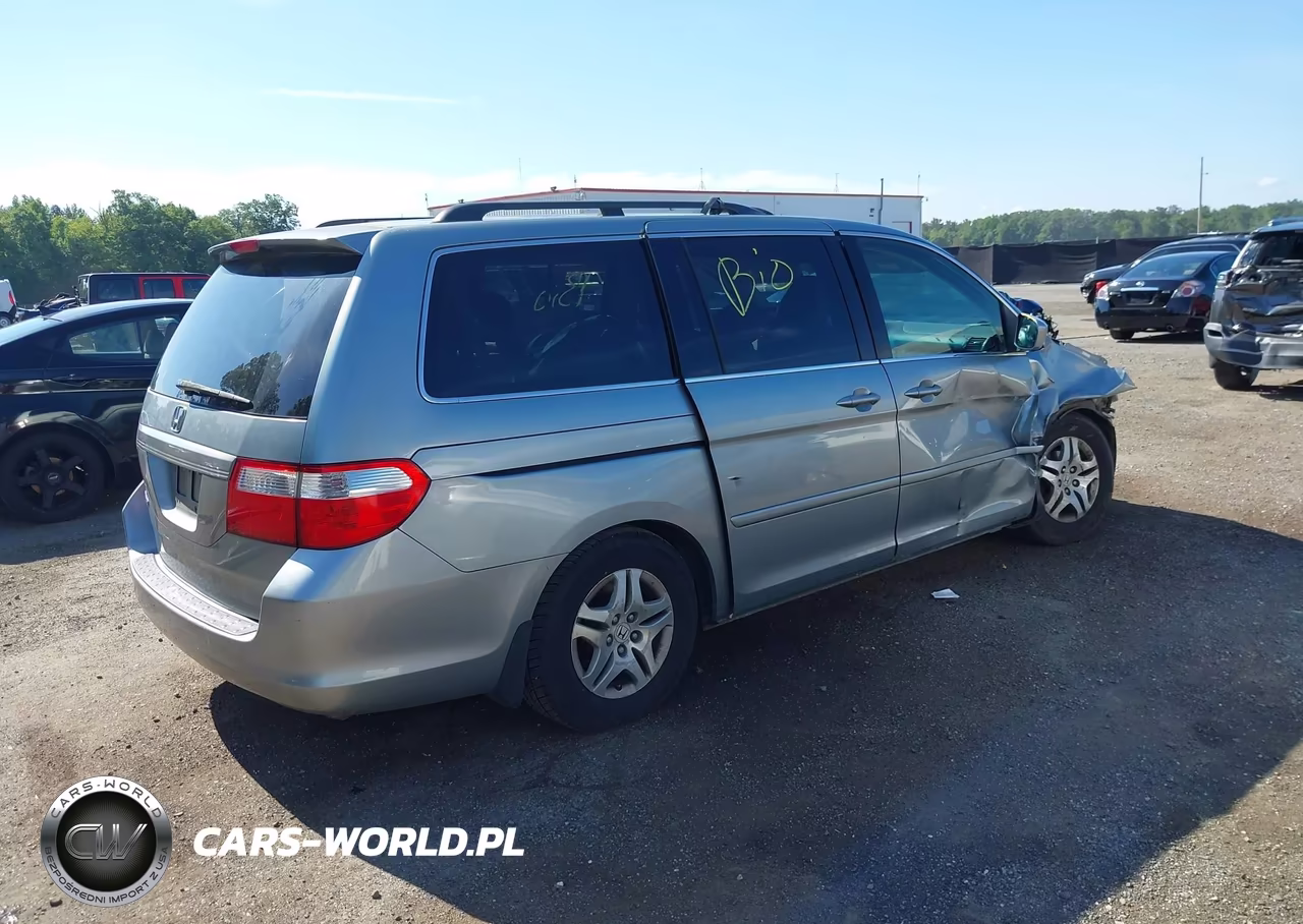 2007 Honda Odyssey Ex-L VIN:5FNRL38737B106892 - 4