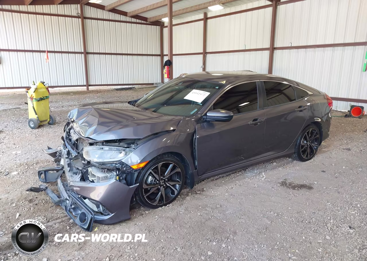 2019 Honda Civic Sport VIN:2HGFC2F84KH591573 - 2