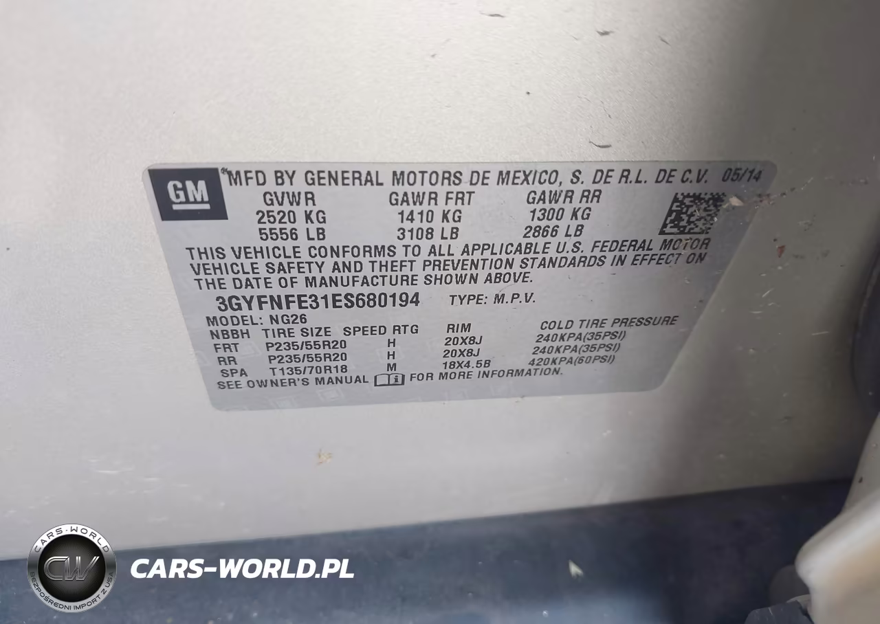 2014 Cadillac Srx Performance Collection VIN:3GYFNFE31ES680194 - 9