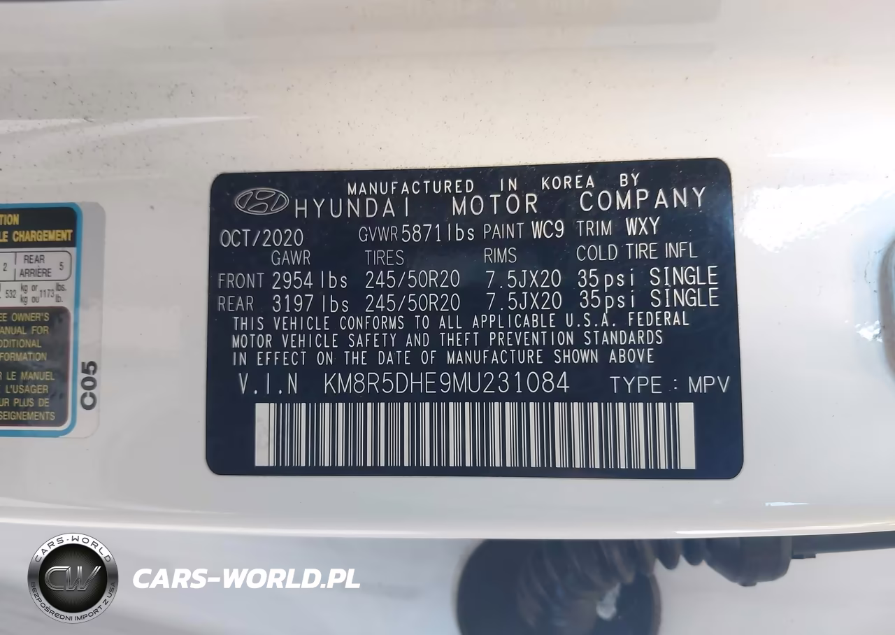 2021 Hyundai Palisade Limited VIN:KM8R5DHE9MU231084 - 9