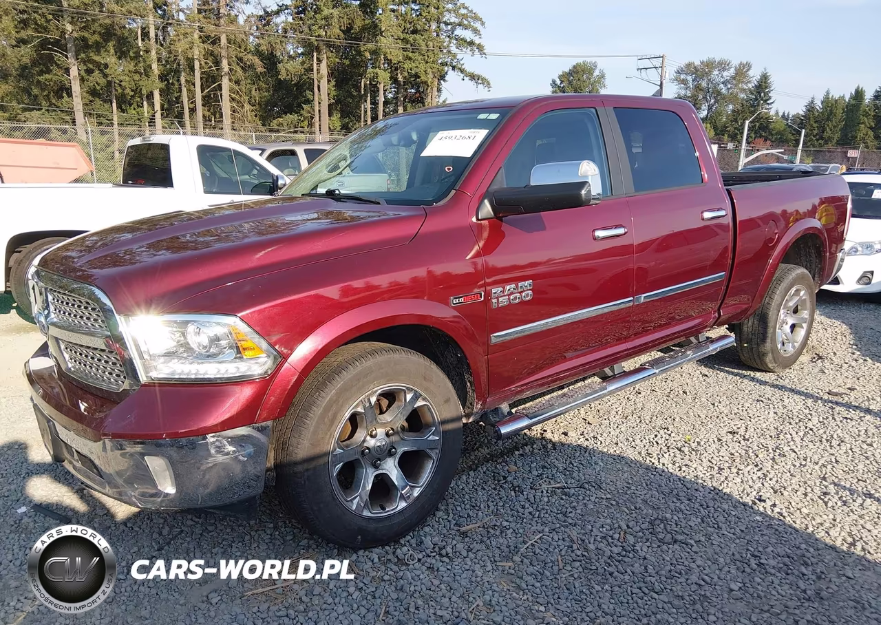 2018 Ram 1500 Laramie 4X4 6'4 Box VIN:1C6RR7VM9JS254045 - 2