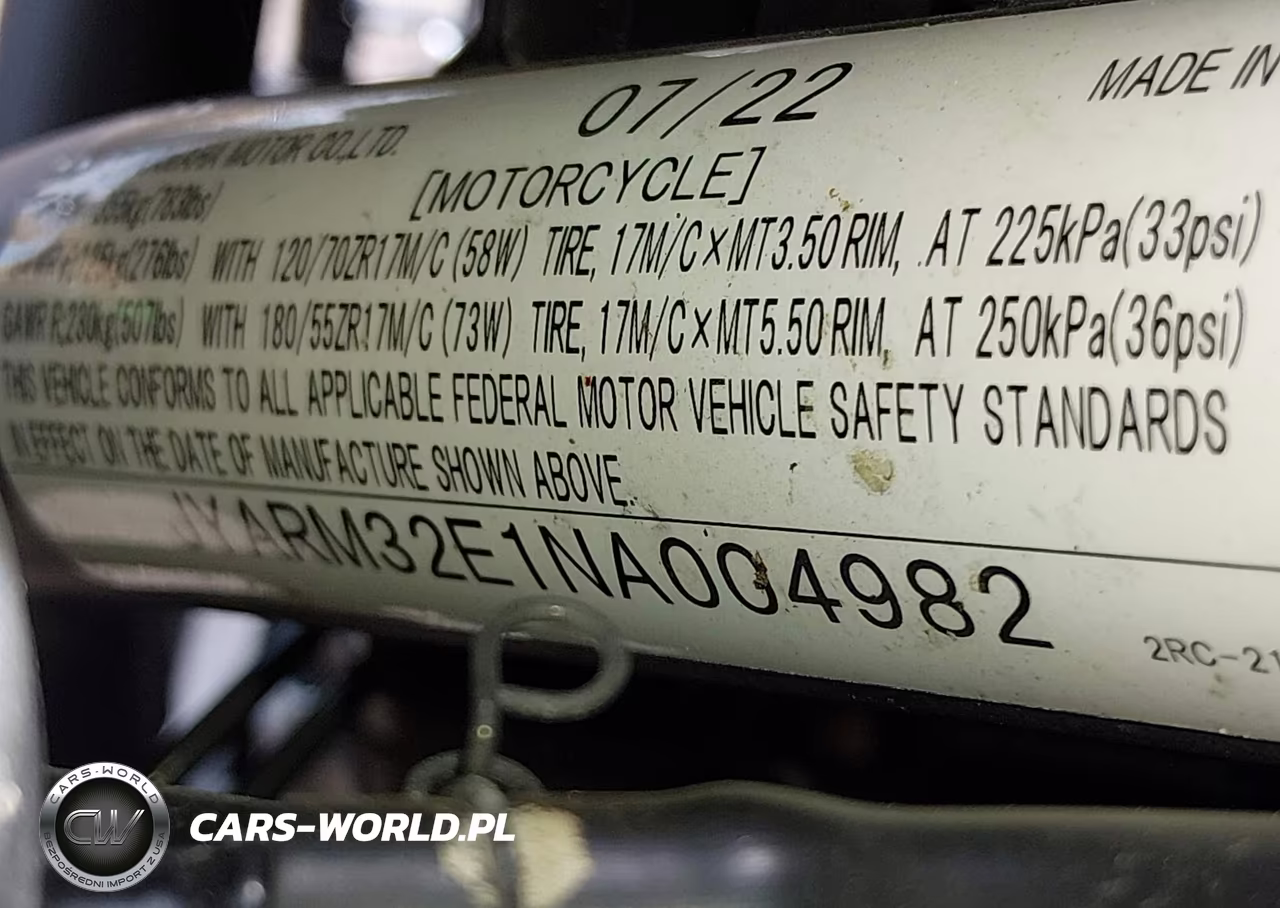 2022 Yamaha Mt07 VIN:JYARM32E1NA004982 - 10