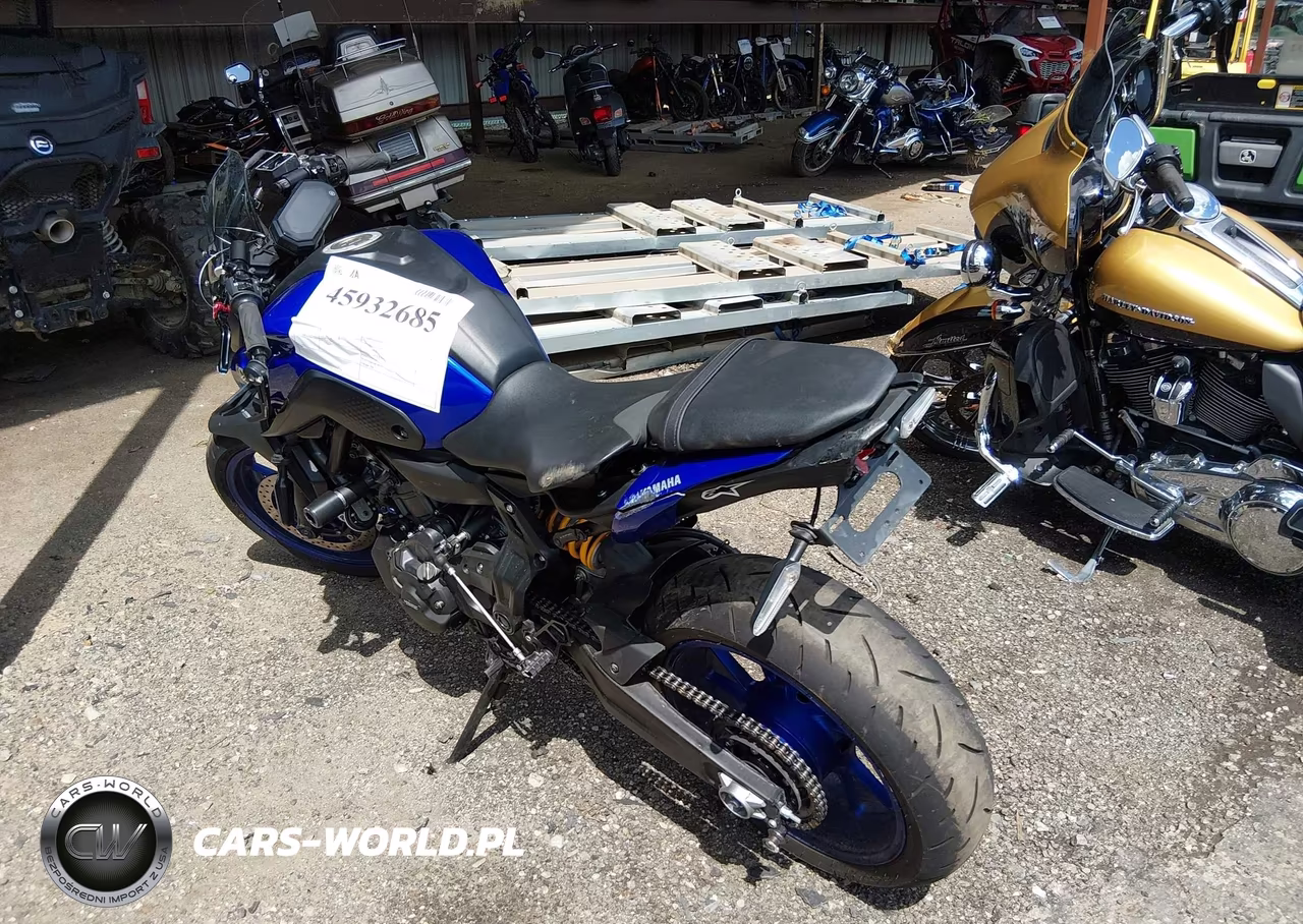 2022 Yamaha Mt07 VIN:JYARM32E1NA004982 - 3