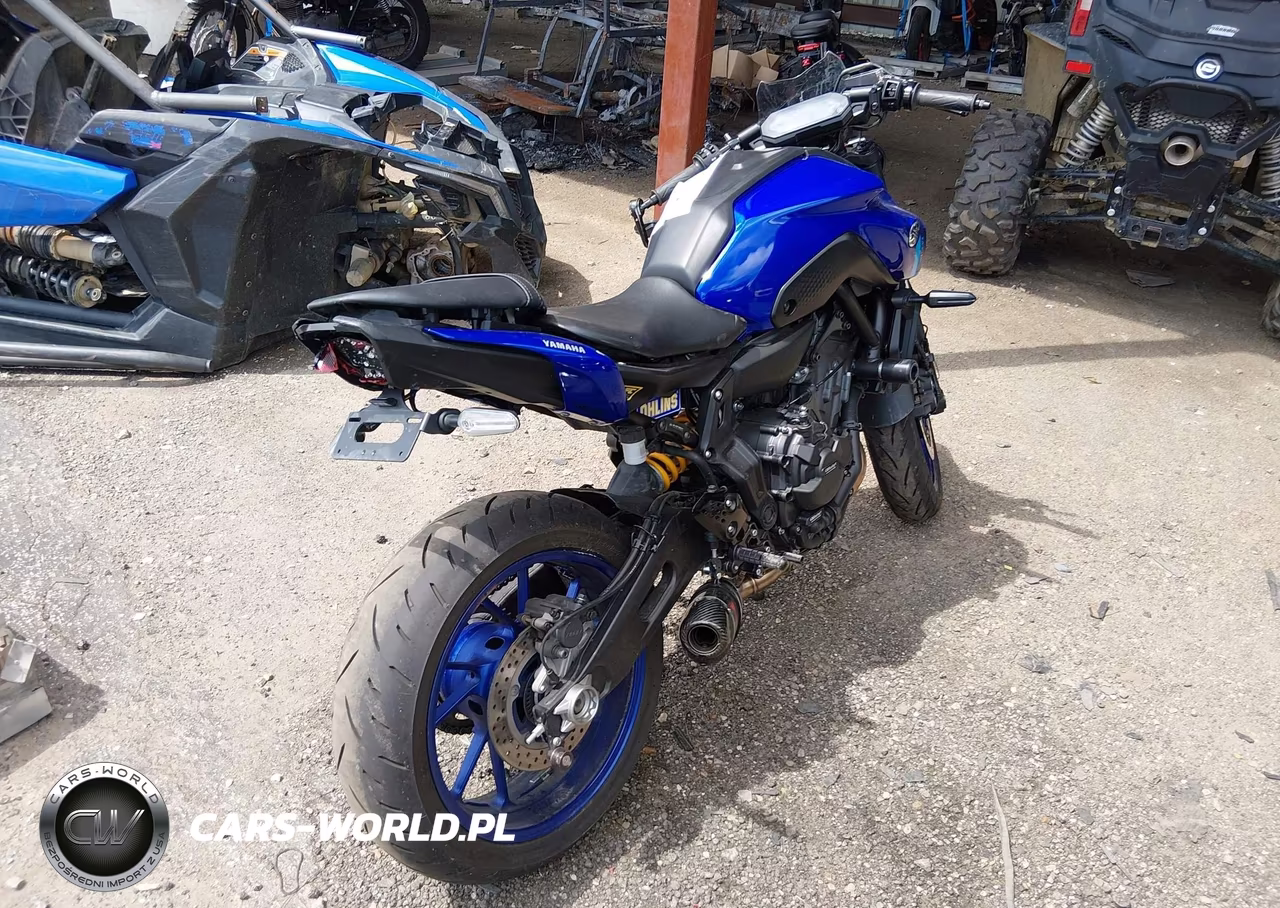 2022 Yamaha Mt07 VIN:JYARM32E1NA004982 - 4