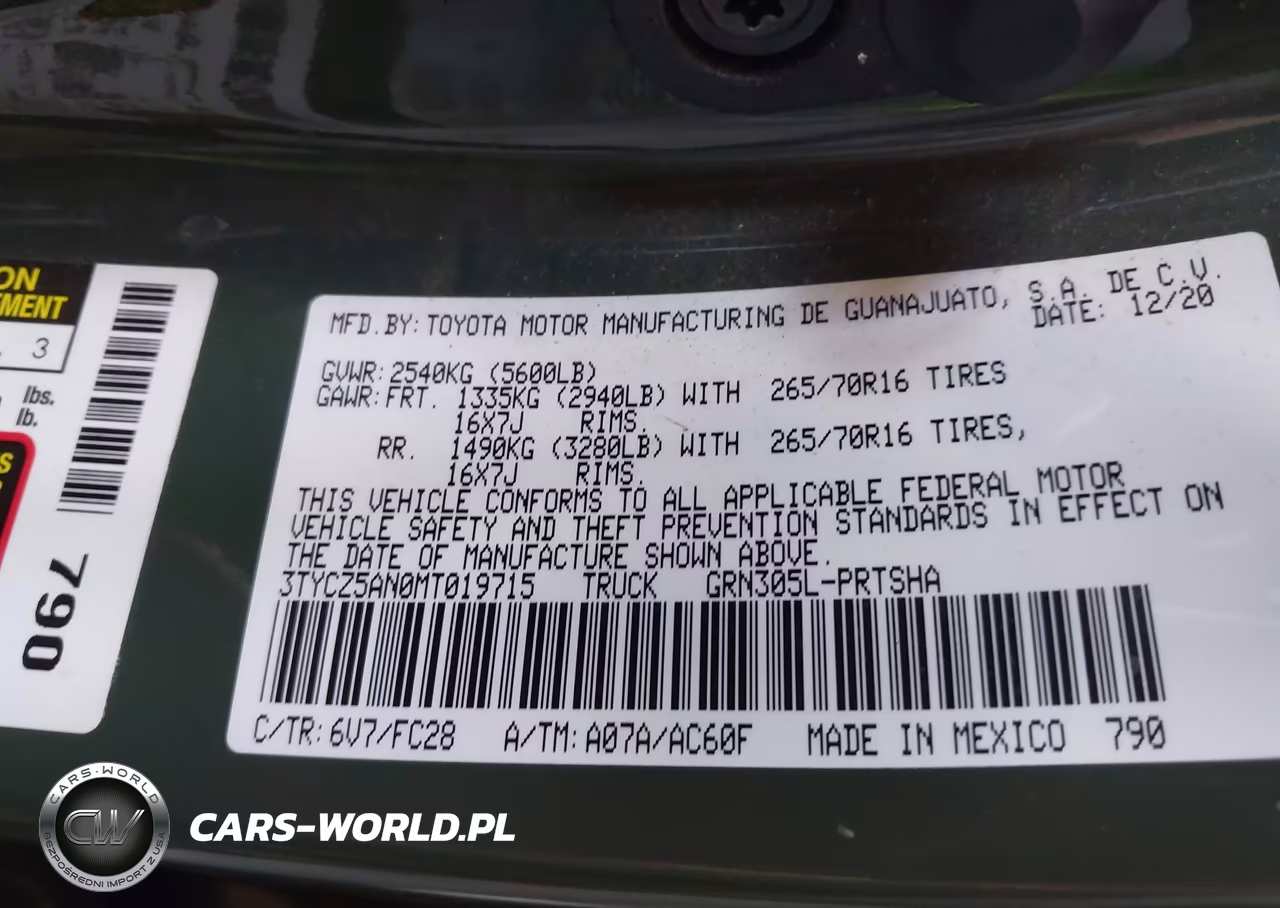 2021 Toyota Tacoma Sr5 V6 VIN:3TYCZ5AN0MT019715 - 9