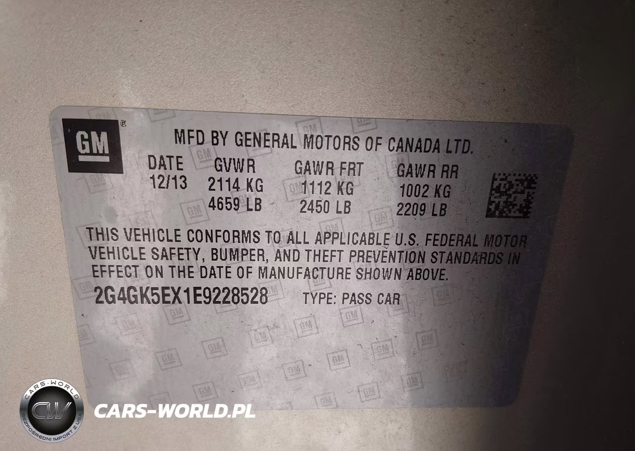 2014 Buick Regal Turbo VIN:2G4GK5EX1E9228528 - 9