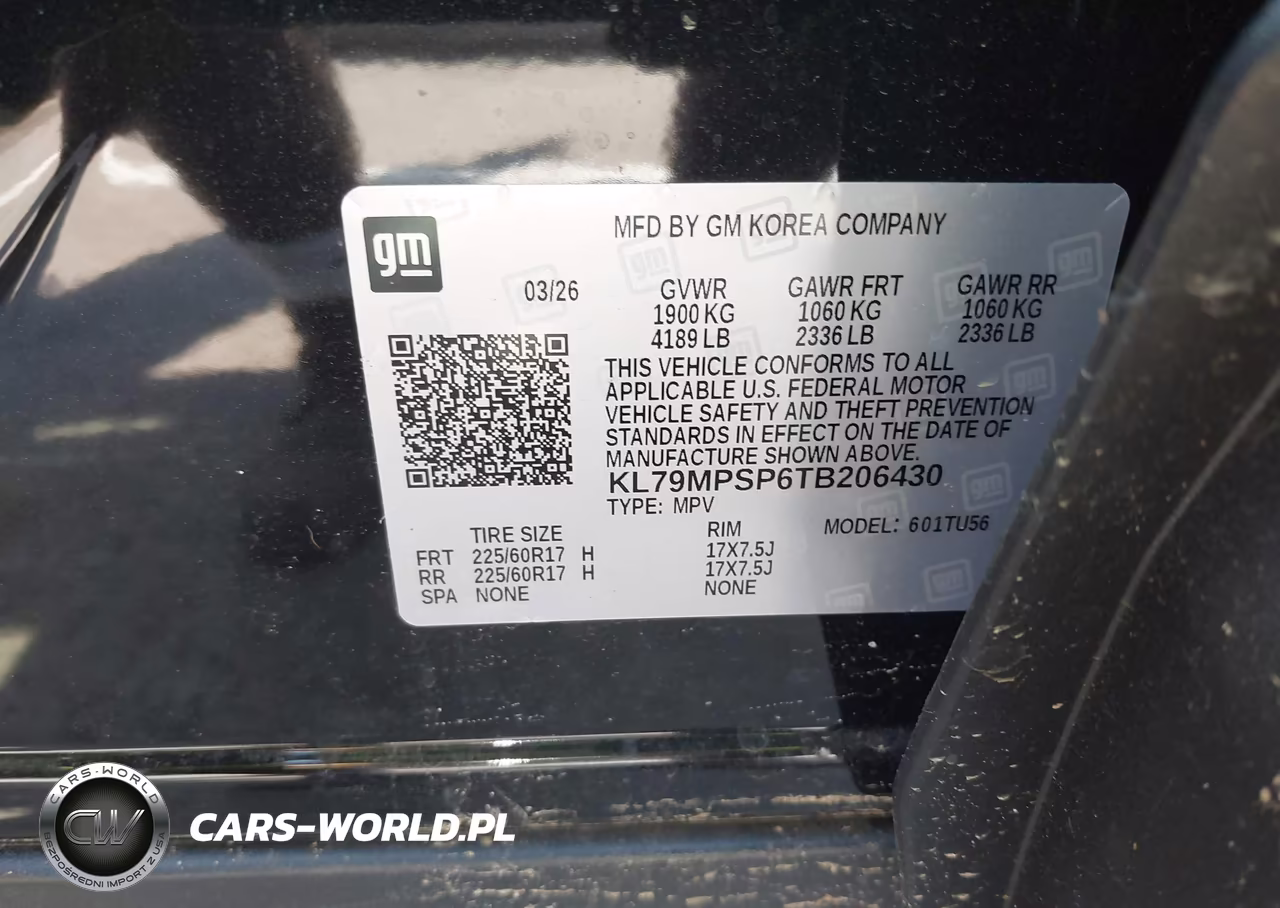 2026 Chevrolet Trailblazer Fwd Lt VIN:KL79MPSP6TB206430 - 9
