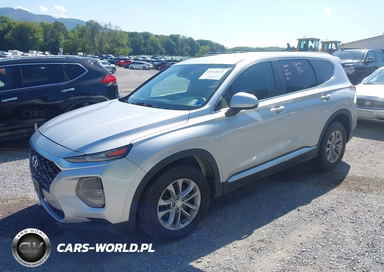 2019 Hyundai Santa Fe Se VIN:5NMS2CAD3KH000325 - 2