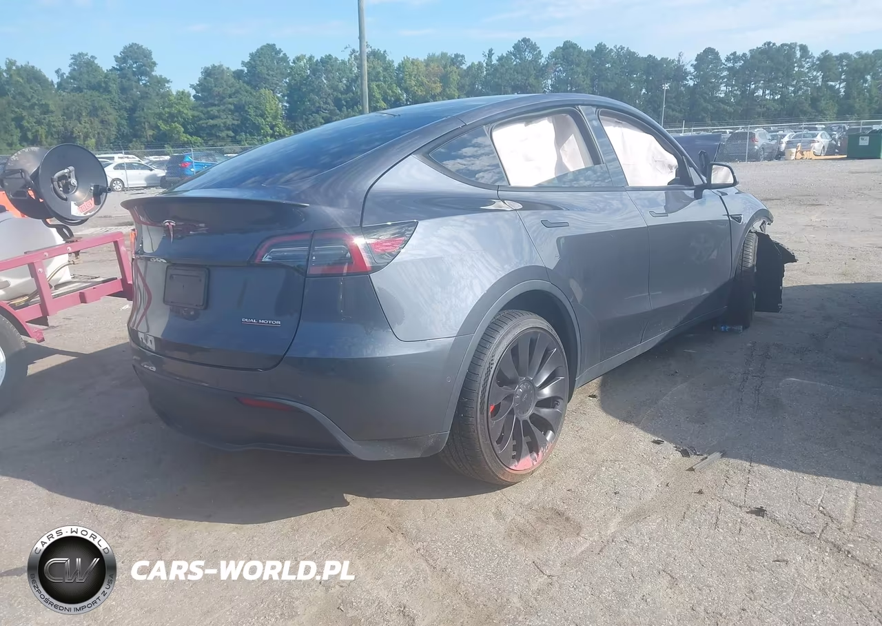 2022 Tesla Model Y Performance Dual Motor All-Wheel Drive VIN:7SAYGDEF4NF446053 - 4
