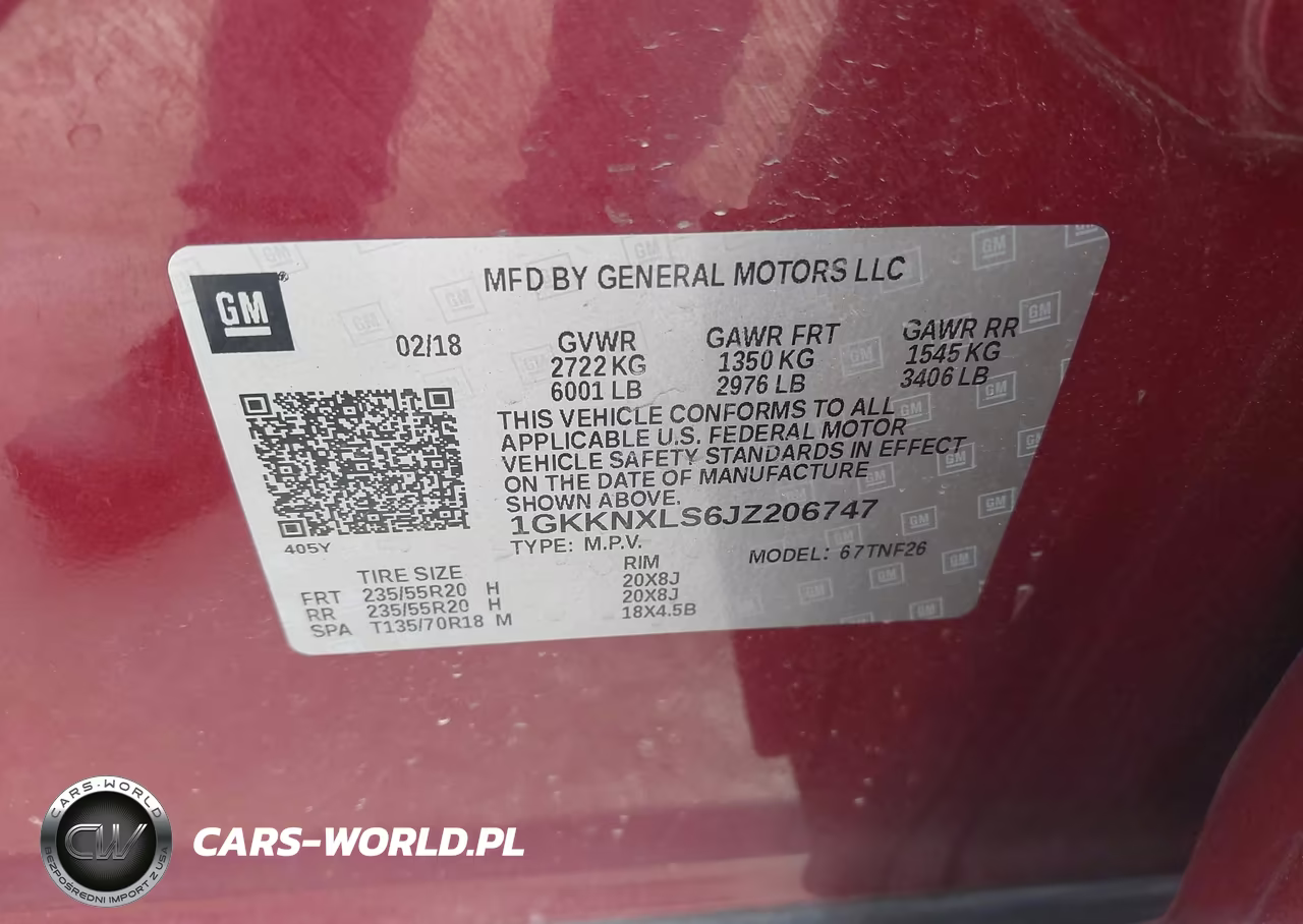 2018 GMC Acadia Denali VIN:1GKKNXLS6JZ206747 - 9