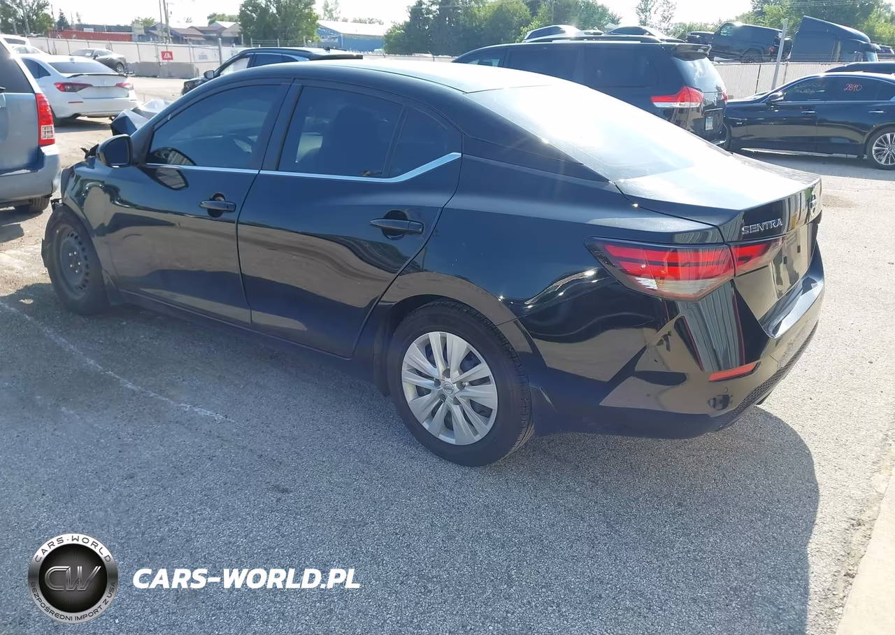 2021 Nissan Sentra S Xtronic Cvt VIN:3N1AB8BV0MY309505 - 3
