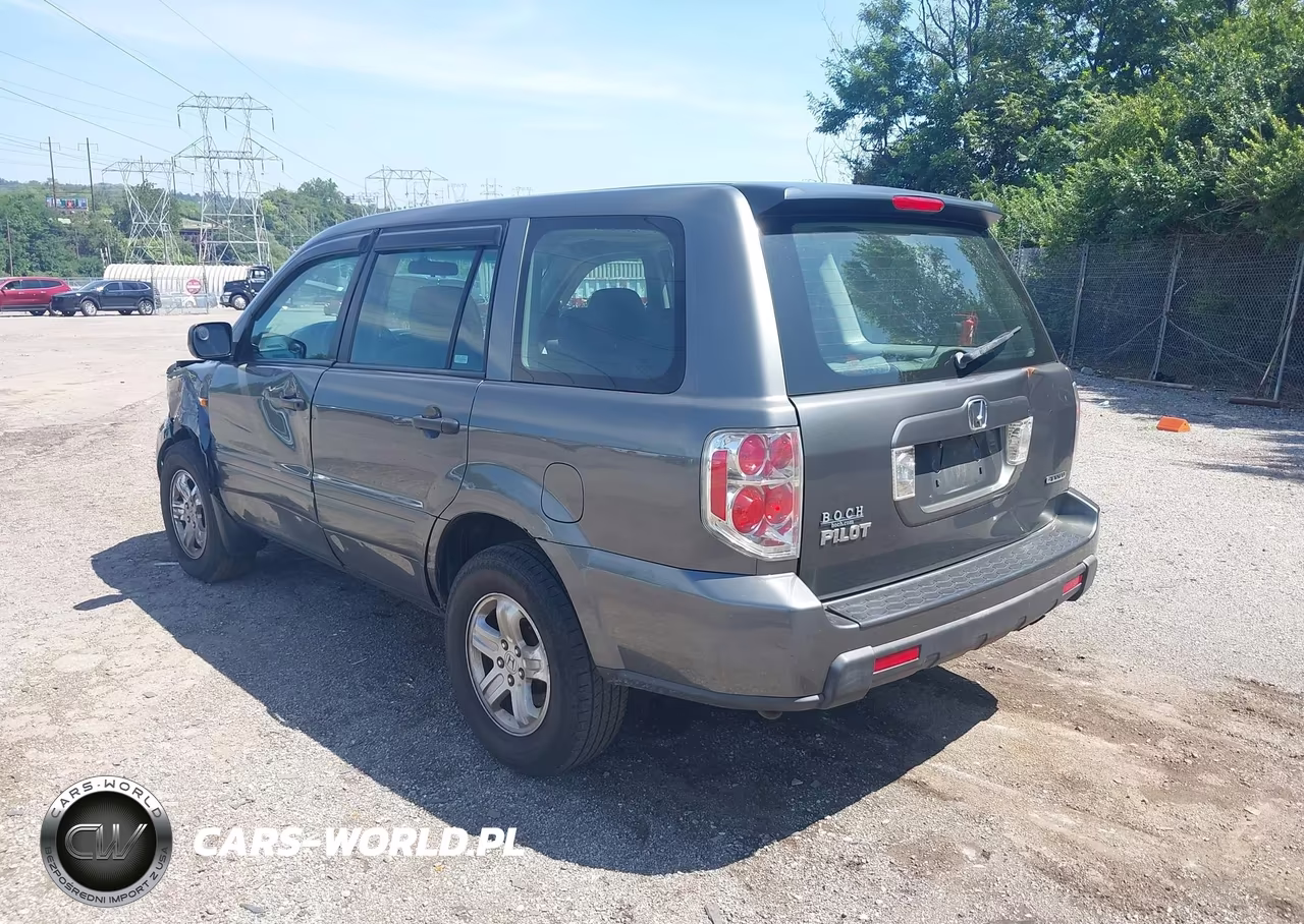 2007 Honda Pilot Lx VIN:2HKYF181X7H540537 - 3
