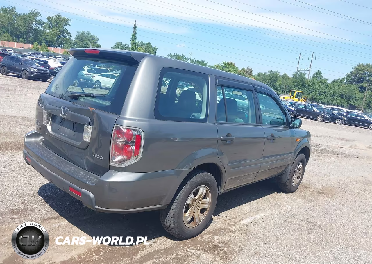 2007 Honda Pilot Lx VIN:2HKYF181X7H540537 - 4
