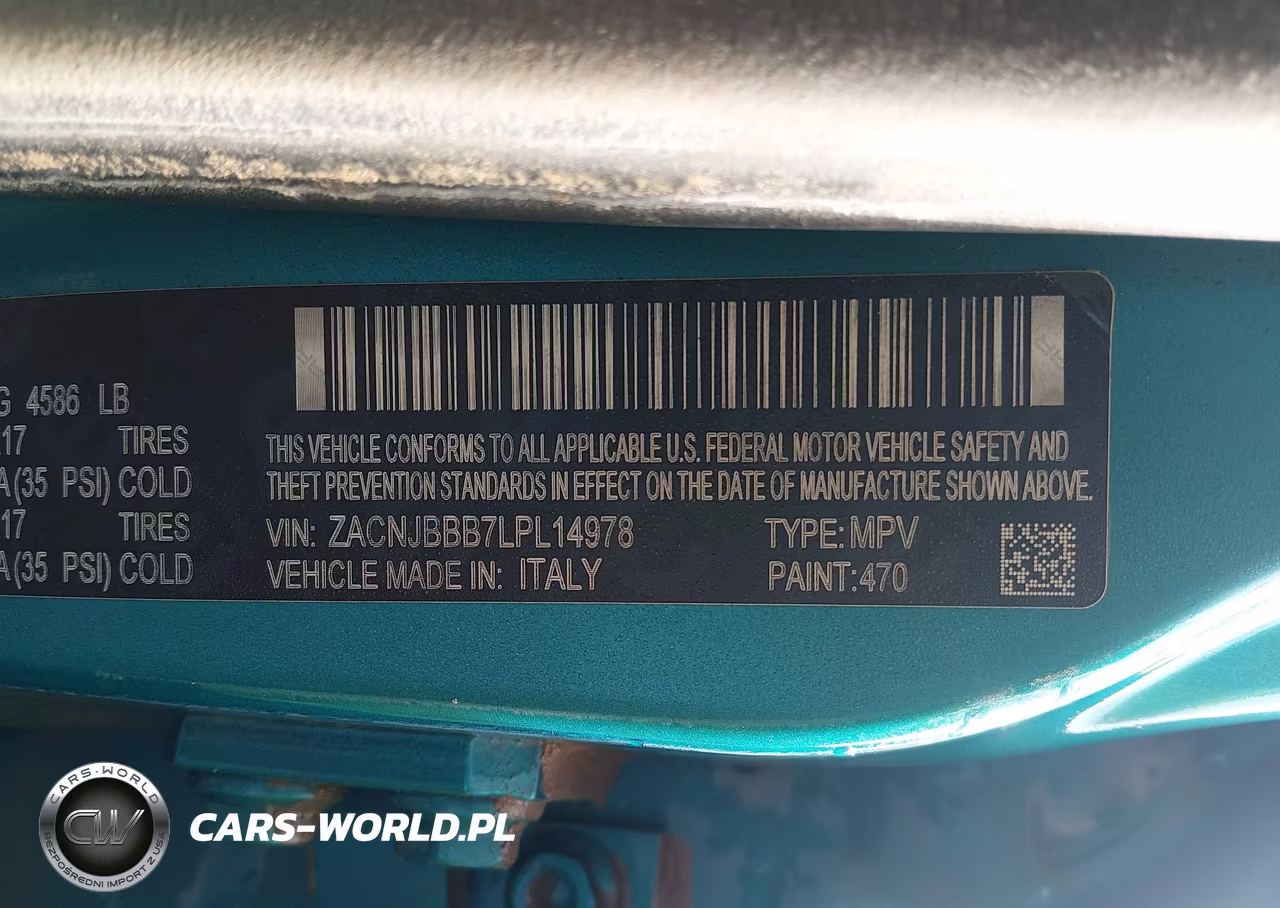2020 Jeep Renegade Latitude 4X4 VIN:ZACNJBBB7LPL14978 - 9
