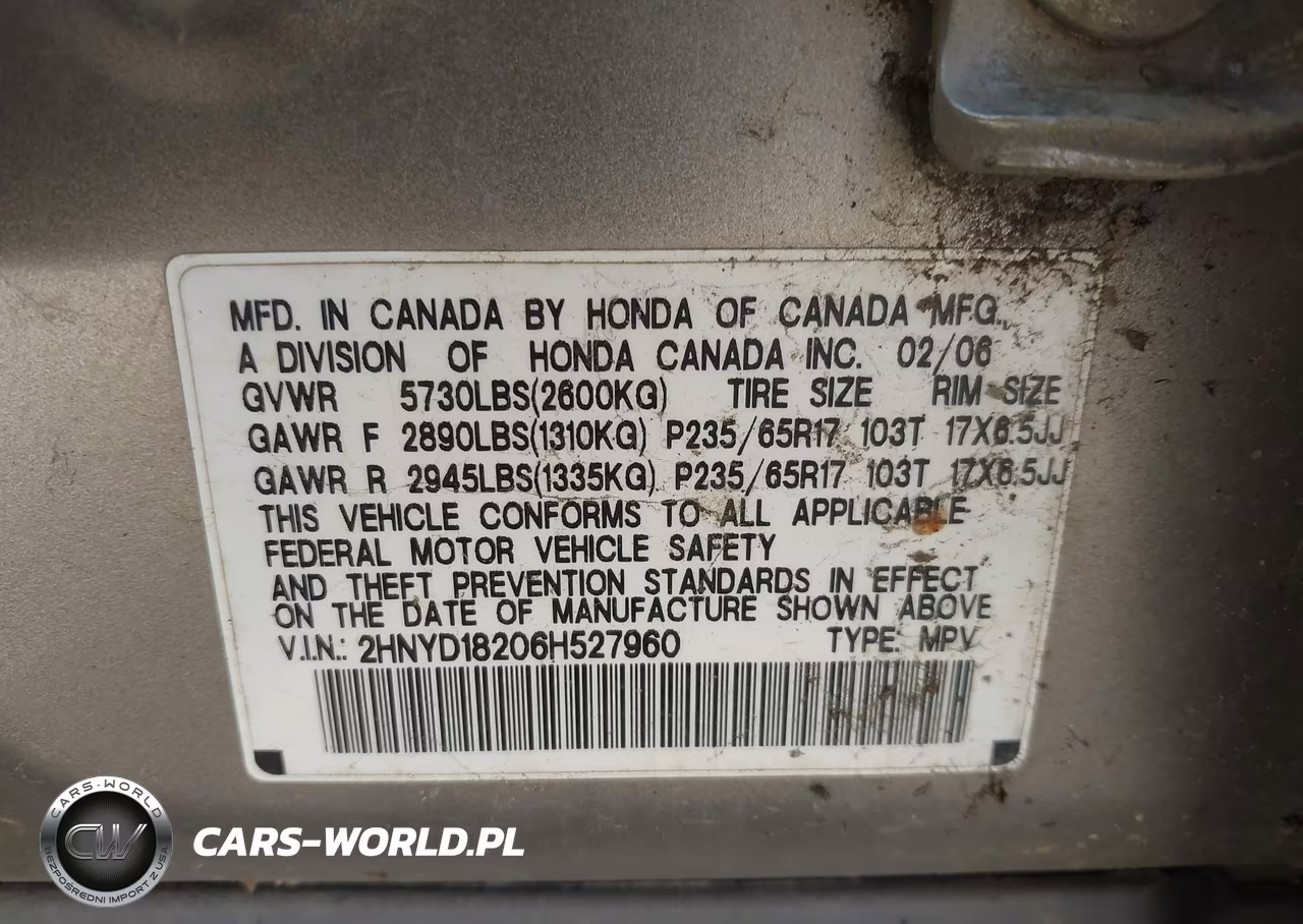 2006 Acura Mdx VIN:2HNYD18206H527960 - 9
