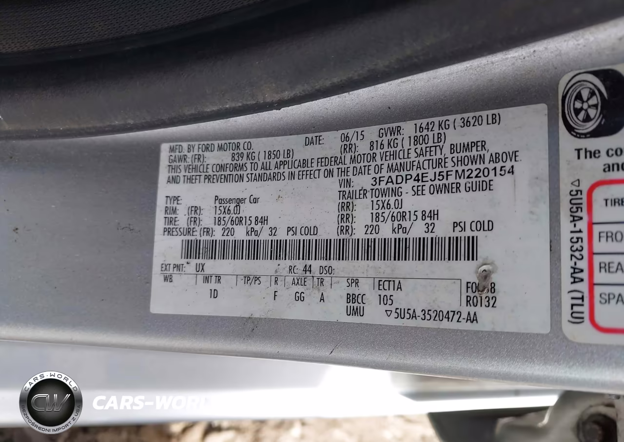 2015 Ford Fiesta Se VIN:3FADP4EJ5FM220154 - 9