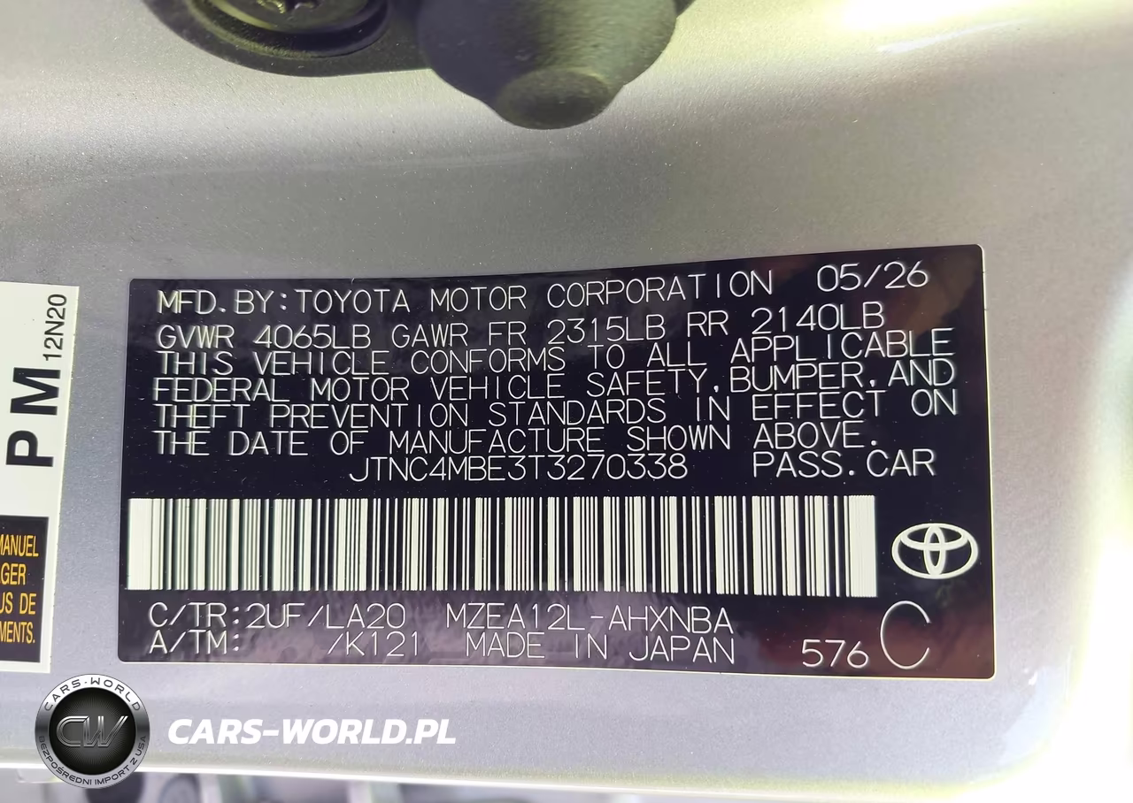 2026 Toyota Corolla Xse VIN:JTNC4MBE3T3270338 - 9