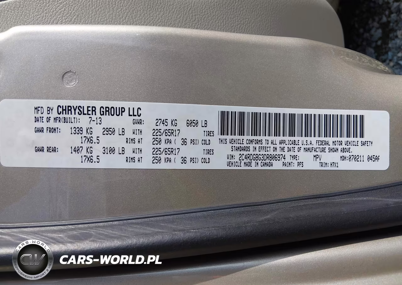 2014 Chrysler Town & Country Touring VIN:2C4RC1BG4ER232726 - 9