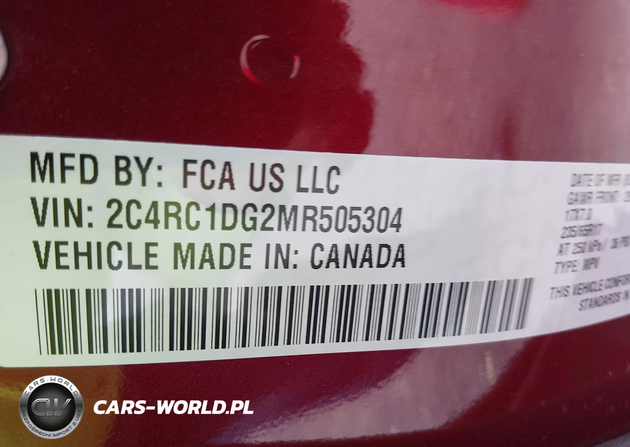 2021 Chrysler Voyager Lxi VIN:2C4RC1DG2MR505304 - 9