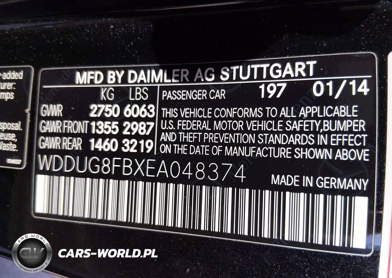2014 Mercedes-Benz S 550 4Matic VIN:WDDUG8FBXEA048374 - 5