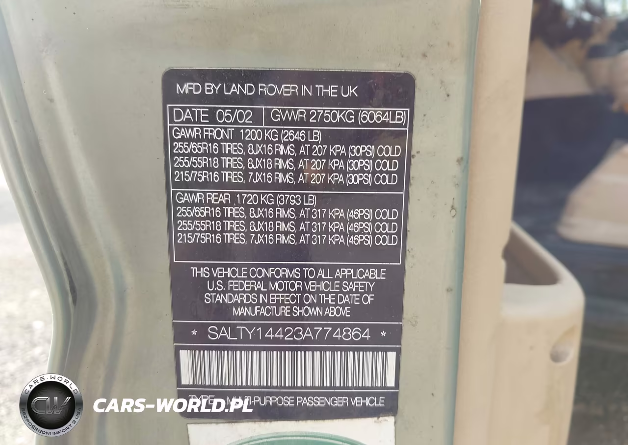 2003 Land Rover Discovery Se VIN:SALTY14423A774864 - 9