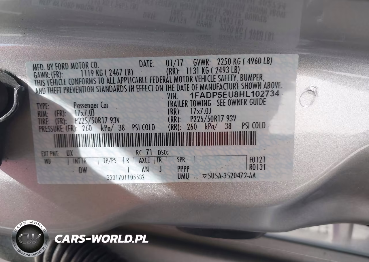 2017 Ford C-Max Energi Se VIN:1FADP5EU8HL102734 - 9