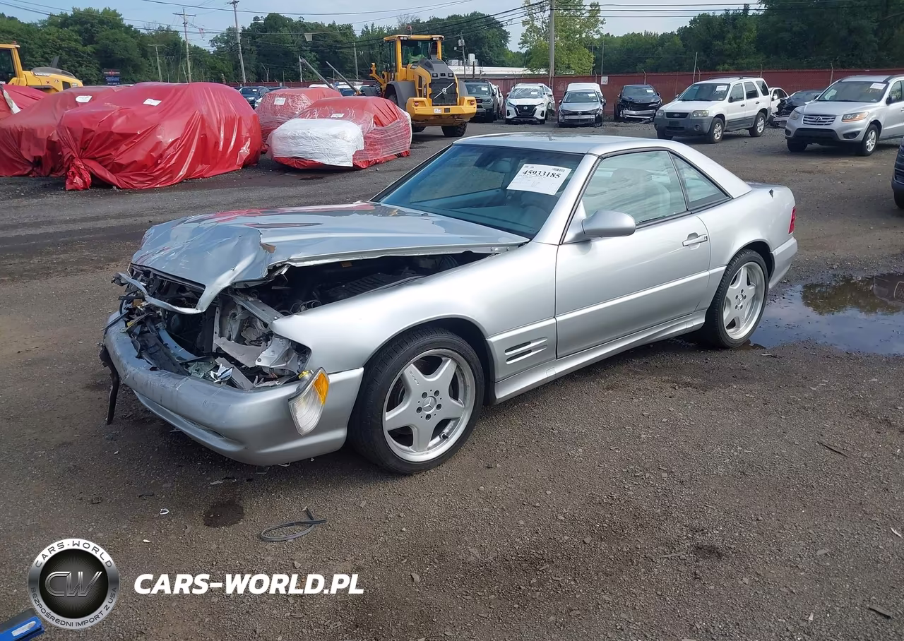 2001 Mercedes-Benz Sl 500 VIN:WDBFA68F21F197155 - 2